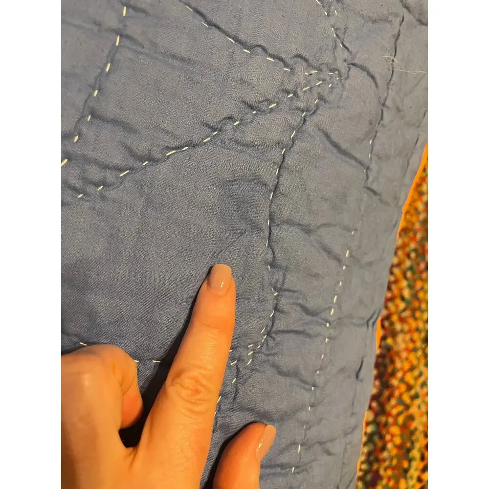 Queen Size Handmade Quilt Bright Colorful